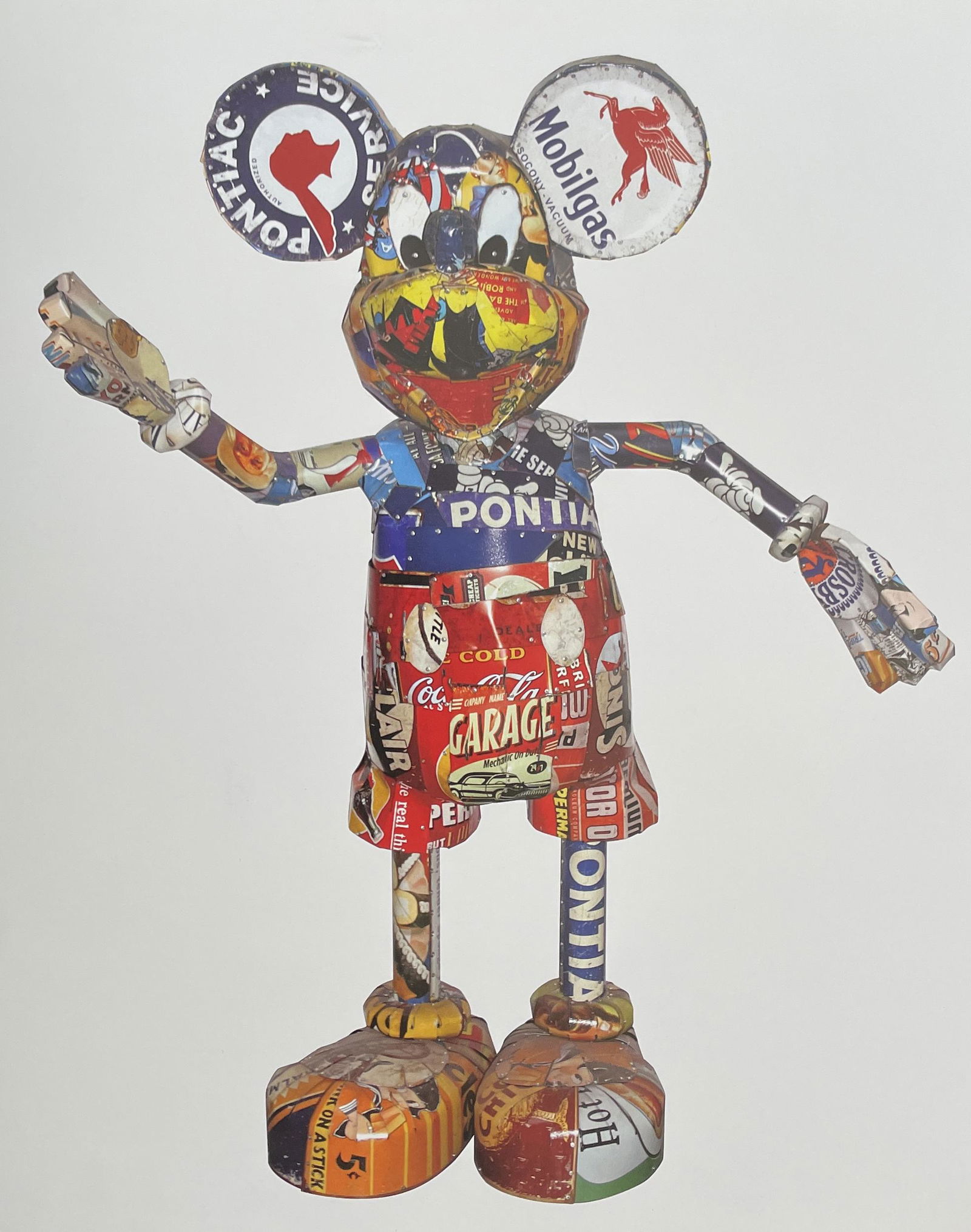 Mr. Brainwash - Mickey Mouse: MR. BRAINWASH (B. 1966) Title - Mickey Mouse Type of Print - Print in Colors Estimated Image Size - 12" x 10" Mr. Brainwash is a French street artist and videographer known for his large-scale install