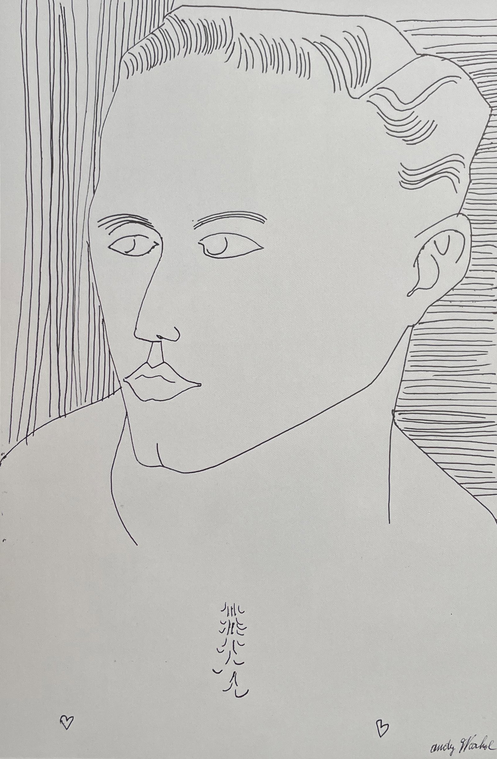 Andy Warhol - Ohne Titel, 1956: ANDY WARHOL (1928-1987) Title - Ohne Titel, 1956 Type of Print - Print in Colors Estimated Image Size - 6" x 9" Andy Warhol was a leading figure in the Pop Art movement. Like his contemporaries Roy Li