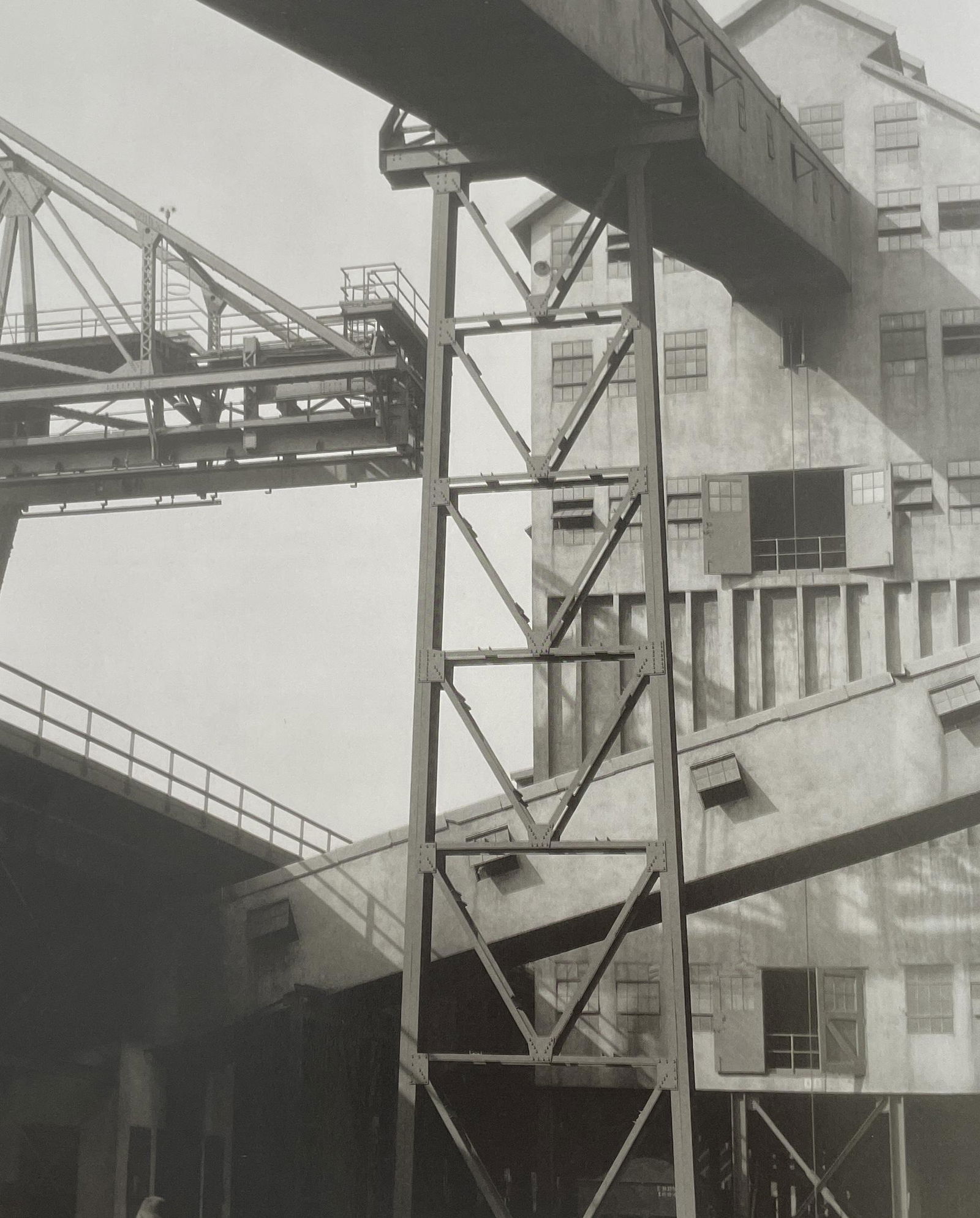 Charles Sheeler - Ford Plant, River Rogue, 1927: CHARLES SHEELER (1883-1965) Title - Ford Plant, River Rogue, Pulverizer Building, 1927 Type of Print - Print in Colors Estimated Image Size - 8" x 6 1/2" Charles Sheeler was an American artist known f