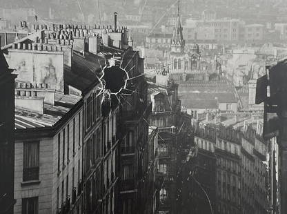 Andre Kertesz - Gesprungene Scheibe, Paris, 1929: ANDRE KERTESZ (1894-1985) Title - Gesprungene Scheibe, Paris, 1929 Type of Print - Print in Colors Estimated Image Size - 6" x 5" André Kertész was a Hungarian photographer who emerged as one of