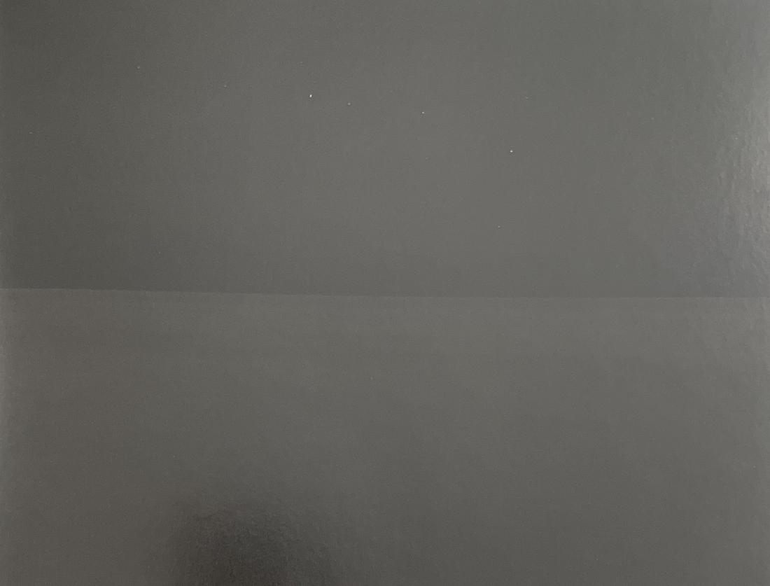 Hiroshi Sugimoto - Red Sea, Safaga, 1992: HIROSHI SUGIMOTO (B. 1948) Title - Red Sea, Safaga, 1992 Type of Print - Print in Colors Estimated Image Size - 8"x 6" Hiroshi Sugimoto is a contemporary Japanese photographer whose esoteric practice 