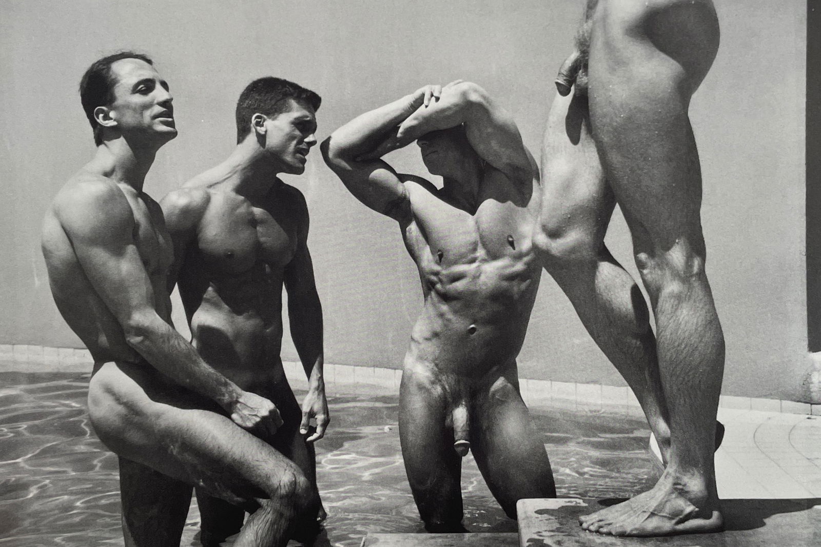 Tom Bianchi - Two Men/Two Statues (1 of 1)