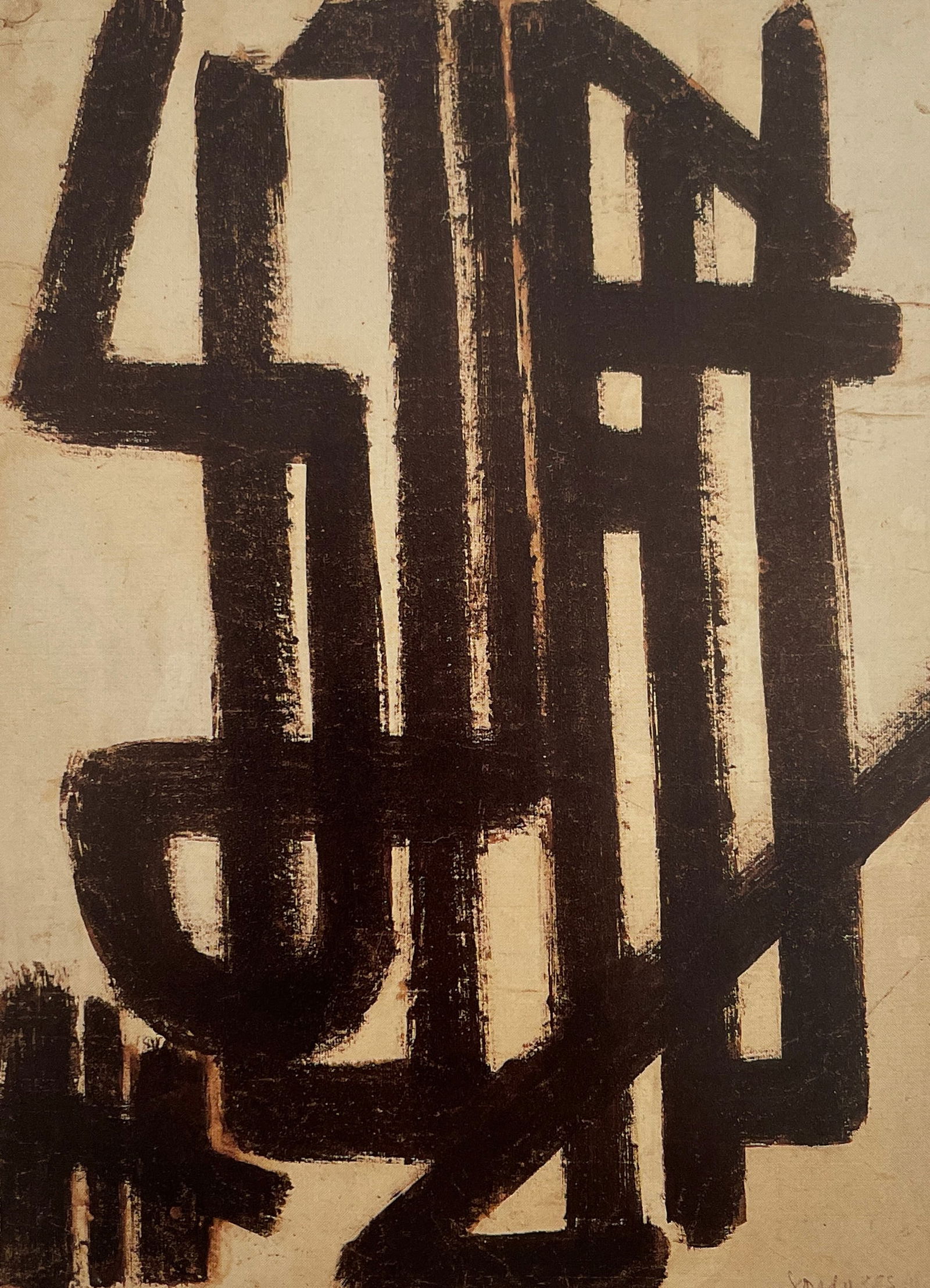 Pierre Soulages - Untitled, 1948 (1 of 1)