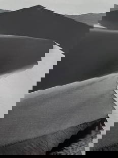 Ansel Adams - Sand Dunes, California, 1948: ANSEL ADAMS (1902-1984) Title - Sand Dunes, Sunrise, Death Valley, California, 1948 Type of Print - Print in Colors Approximate Image Size - 11" x 9" Ansel Adams was an iconic American photographer kn