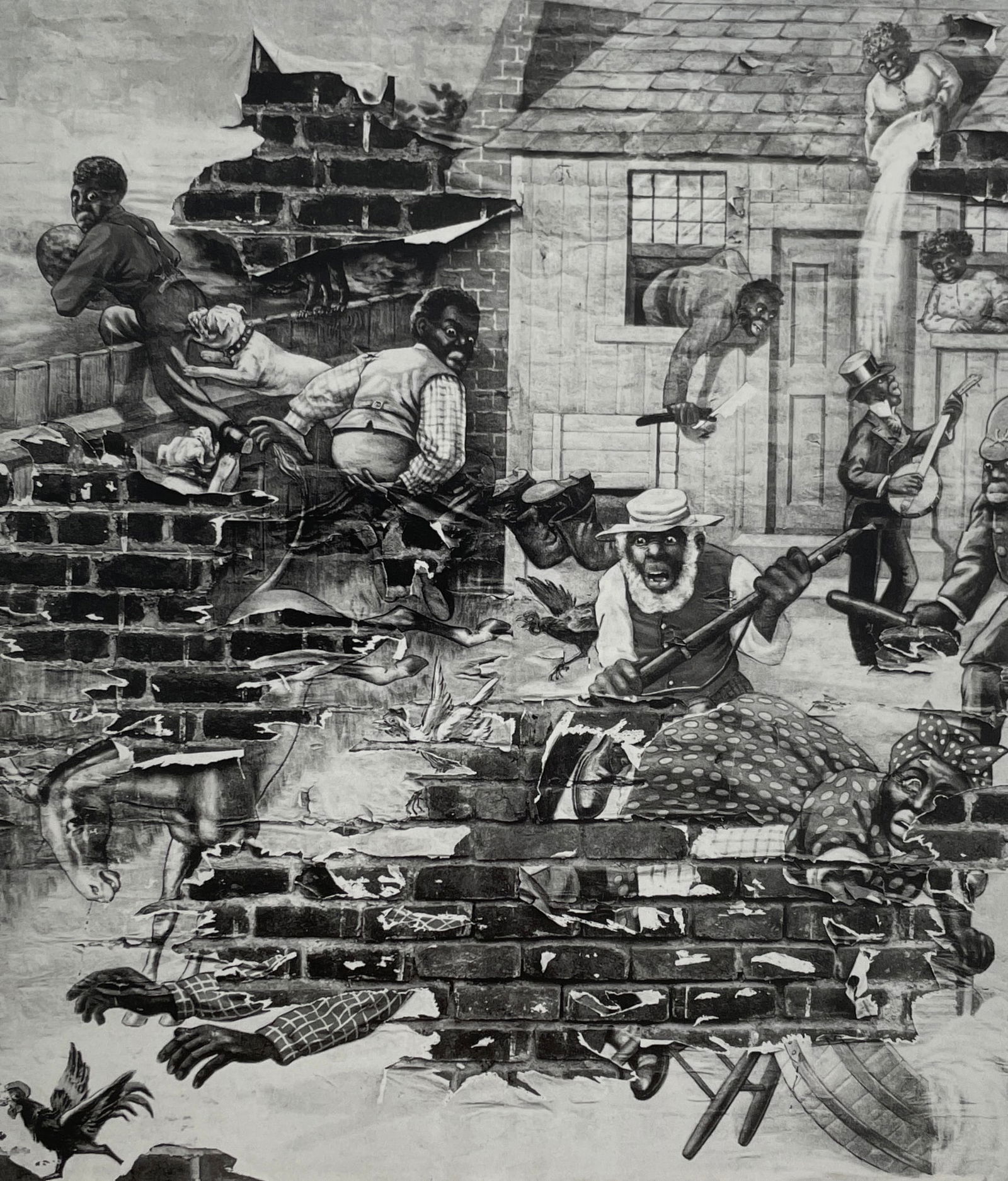 Walker Evans - Minstrel Showbill, 1936: WALKER EVANS (1903-1975) Title - Minstrel Showbill, 1936 Type of Print - Print in Colors Approximate Image Size - 6 1/4" x 7 1/4" Walker Evans was a renowned American photographer known for his black-