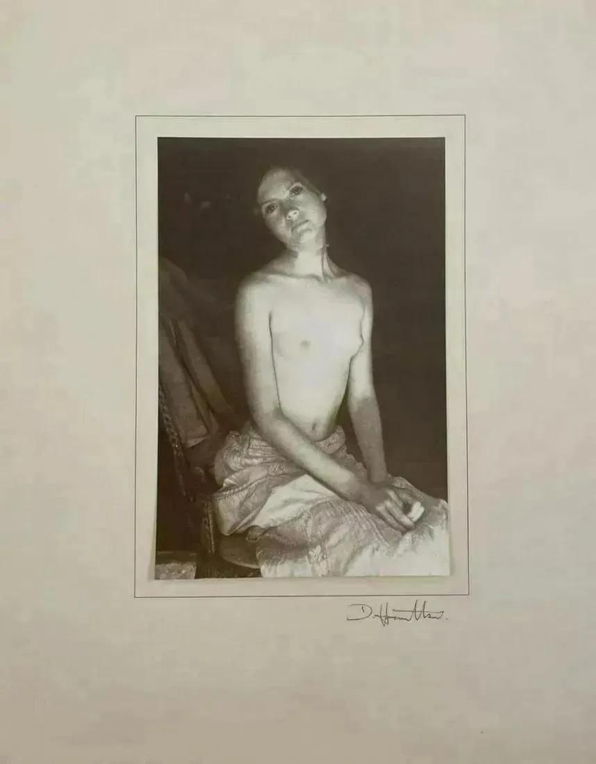 David Hamilton - Untitled, Hand Signed: DAVID HAMILTON (1933-2016) Untitled, Hand signed to the bottom right Limited Print 11 3/4" x 14 3/4"