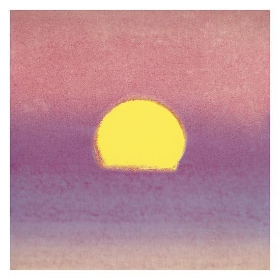 Andy Warhol - Sunset, 1972 (Offset Lithograph) (1 of 1)