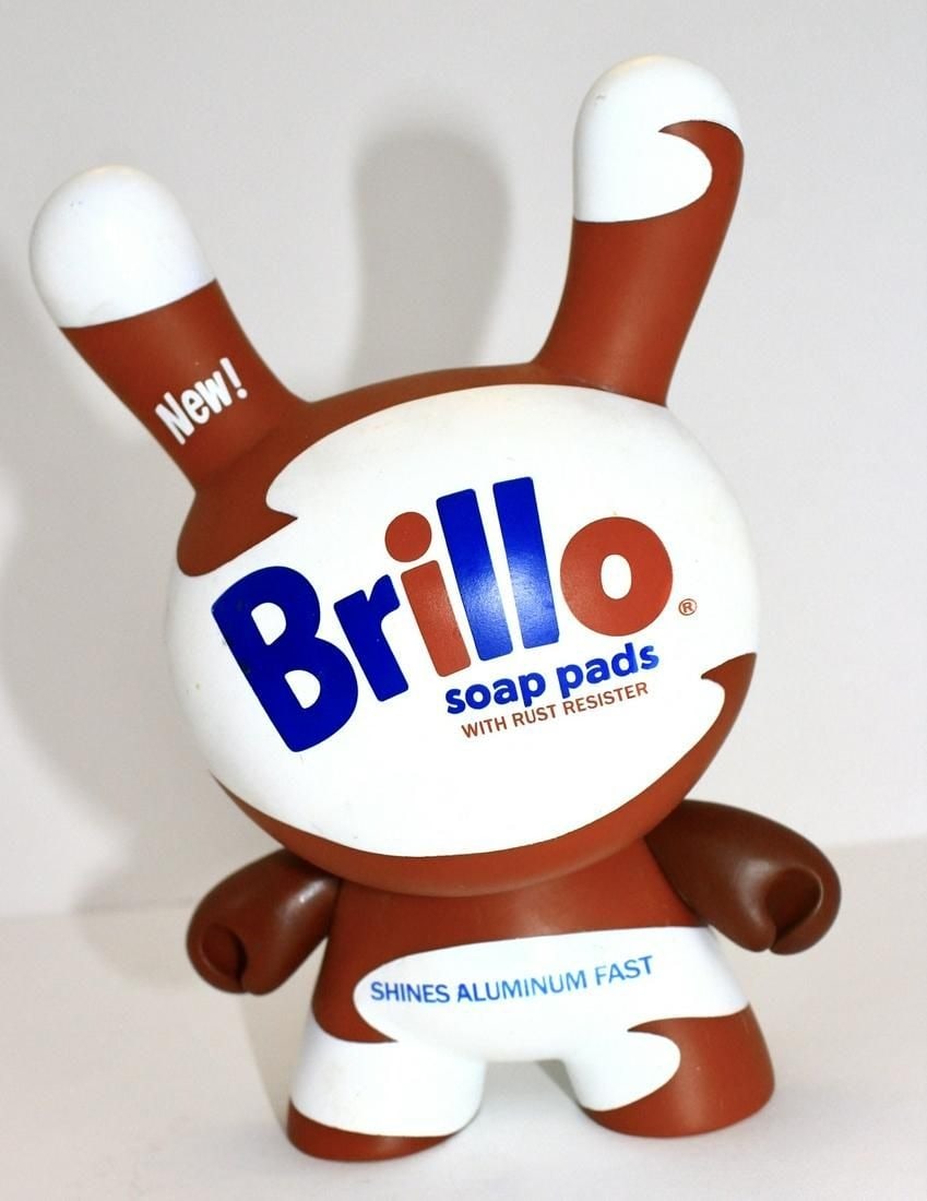 Andy Warhol White Brillo Dunny Vinyl Figure, Kidrobot (1 of 7)