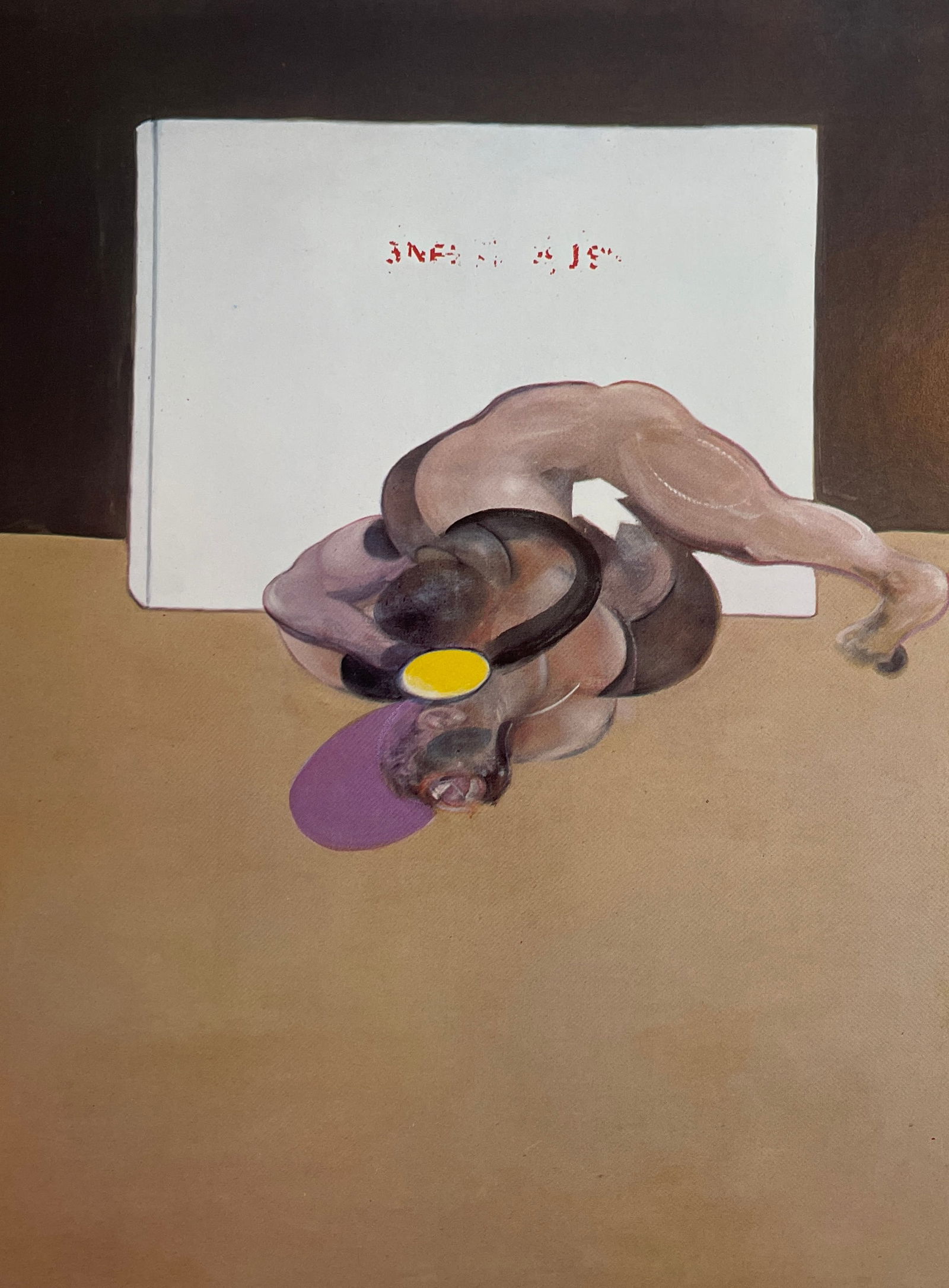 Francis Bacon - The Wrestlers, 1980: FRANCIS BACON (1902-1992) Title - The Wrestlers, 1980 Type of Print - Print in Colors Approximate Image Size - 10" x 7 1/4" Francis Bacon was an Irish artist and one of the most unique, engaging figur