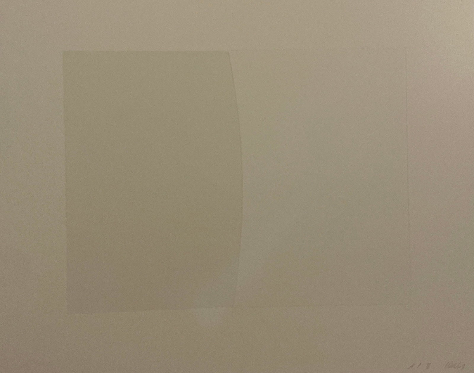 Ellsworth Kelly - Montmorillon, 1973: ELLSWORTH KELLY (1923-2015) Title - Montmorillon, 1973 Type of Print - Print in Colors Estimated Image Size - 7 1/4" x 8 3/4" Ellsworth Kelly was an eminent American artist known for his abstract pain