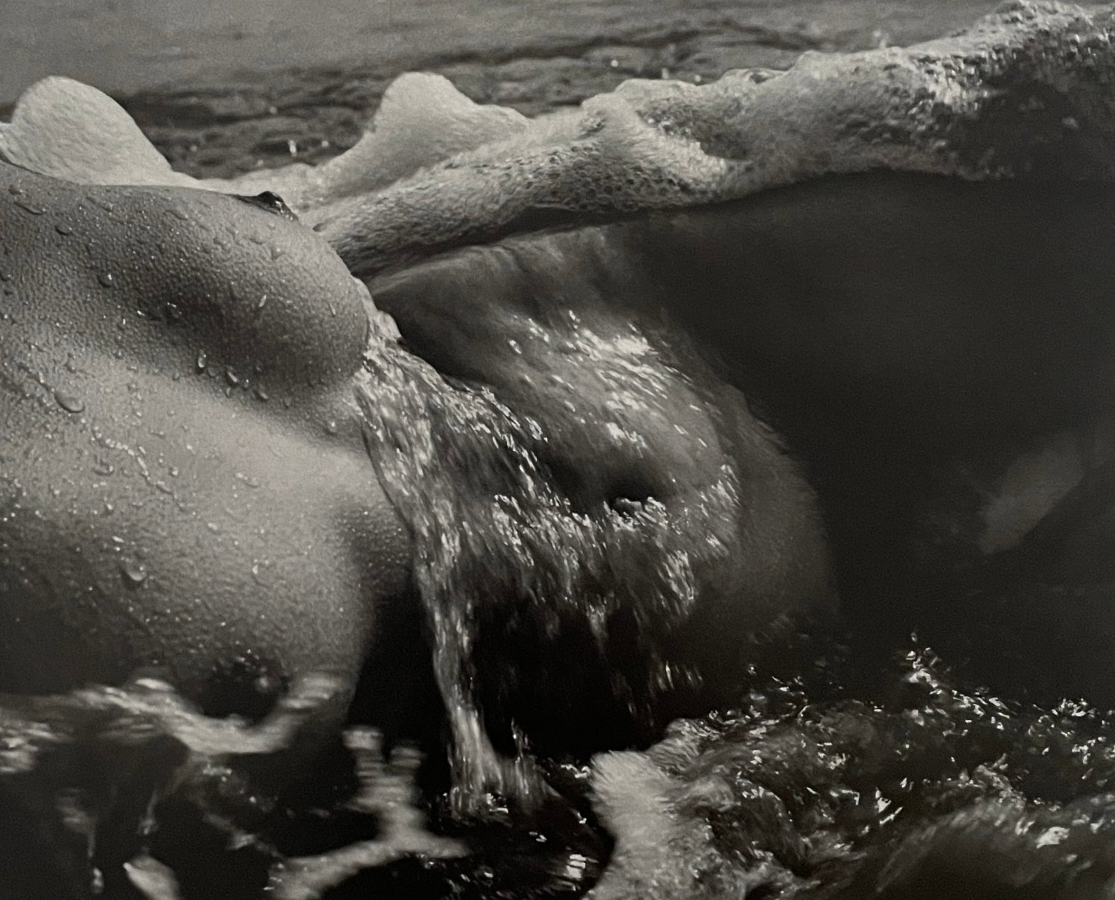 Lucien Clergue - Female Nude, 1956: LUCIEN CLERGUE (1934â€“2014) Title - Female Nude, 1956 Type of Print - Print in Colors Approximate Image Size - 7 1/2" x 6" Lucien Clergue was a pioneering French photographer who devoted his car