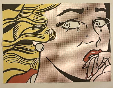 Roy Lichtenstein - Crying Girl, Mailer