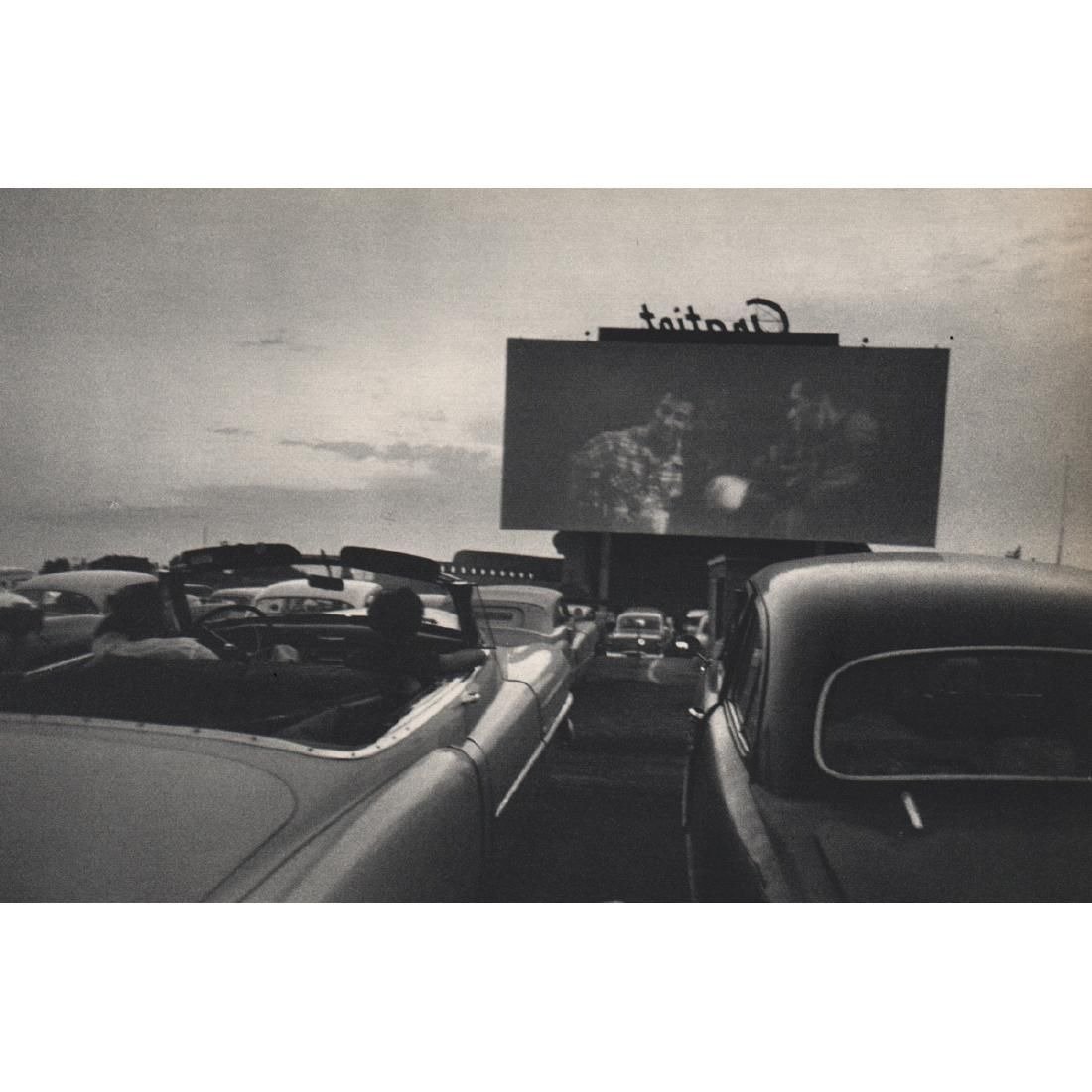 Robert Frank - Detroit Michigan Drive-In: ROBERT FRANK (1924-2019) Detroit, Michigan - Drive-In Movie Print in Colors 5" x 7 3/4"