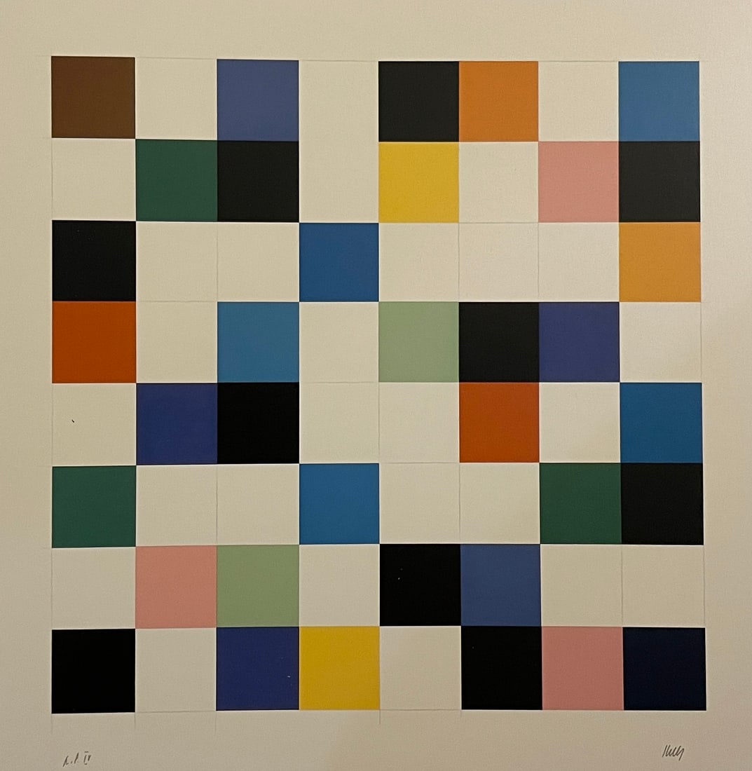 Ellsworth Kelly - Colors on a Grid, 1976 (1 of 1)