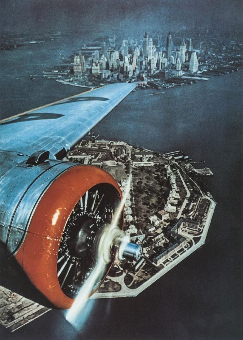 Ivan Dmitri - Over Manhattan Island, 1936 (1 of 1)