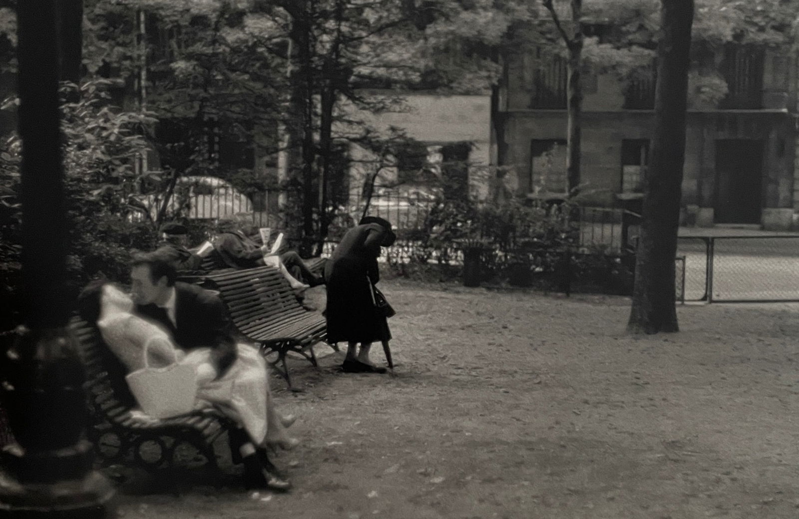 Bruce Davidson - The Widow of Montmartre, 1956: BRUCE DAVIDSON (B.1933) Title - The Widow of Montmartre, 1956 Type of Print - Print in Colors Approximate Image Size - 9 5/8" x 6 3/8" Bruce Davidson is an American photographer known for capturing im