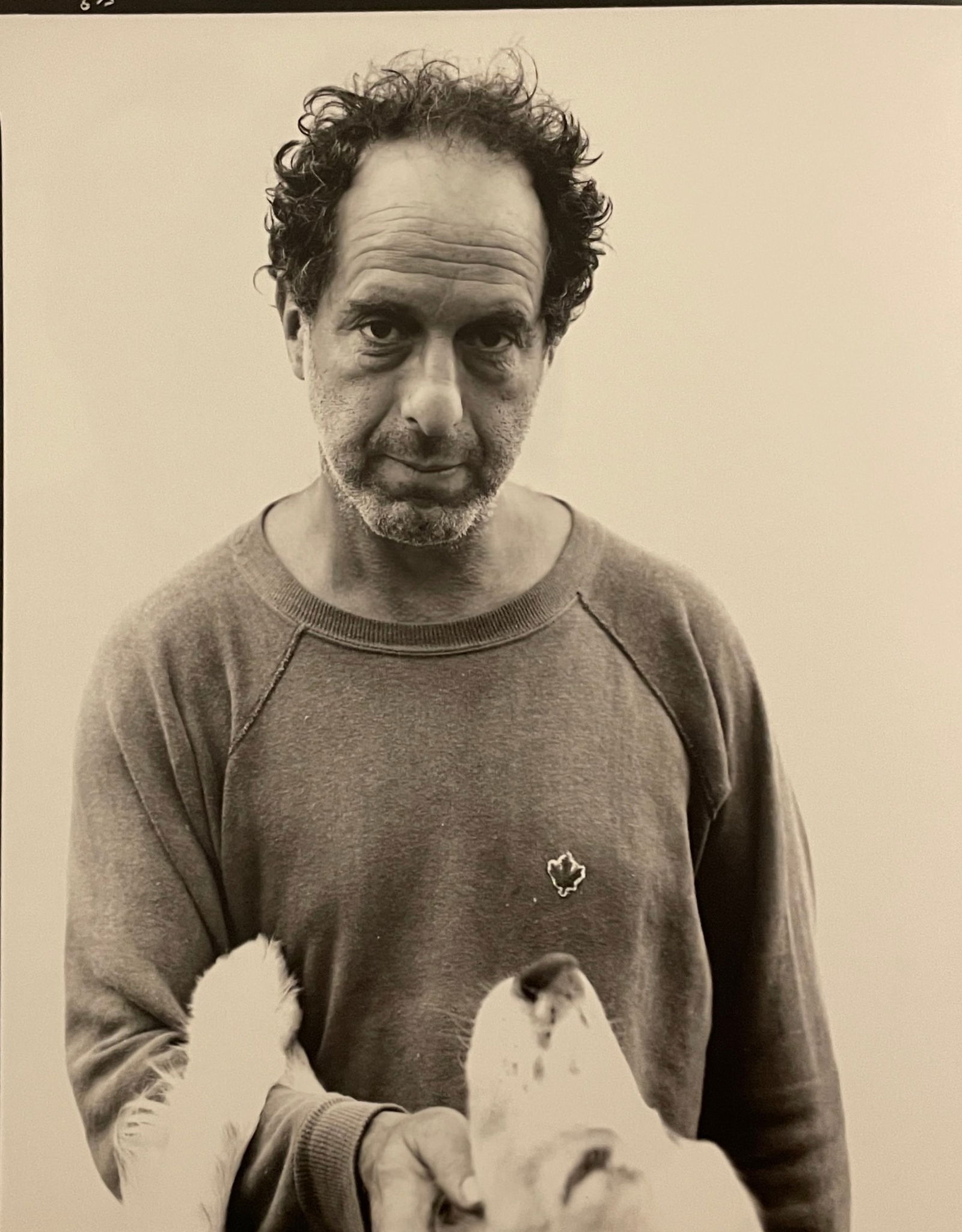 Richard Avedon - Robert Frank, 1975: RICHARD AVEDON (1923â€“2004) Title - Robert Frank, 1975 Type of Print - Print in Colors Approximate Image Size - 9 1/2" x 7 1/2" Richard Avedon was an influential American fashion and fine art ph