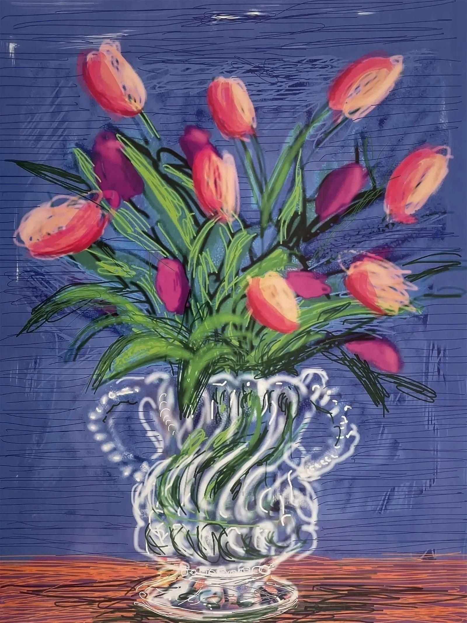 David Hockney - iPad Drawing - Untitled 346, Offset Lithograph (1 of 5)