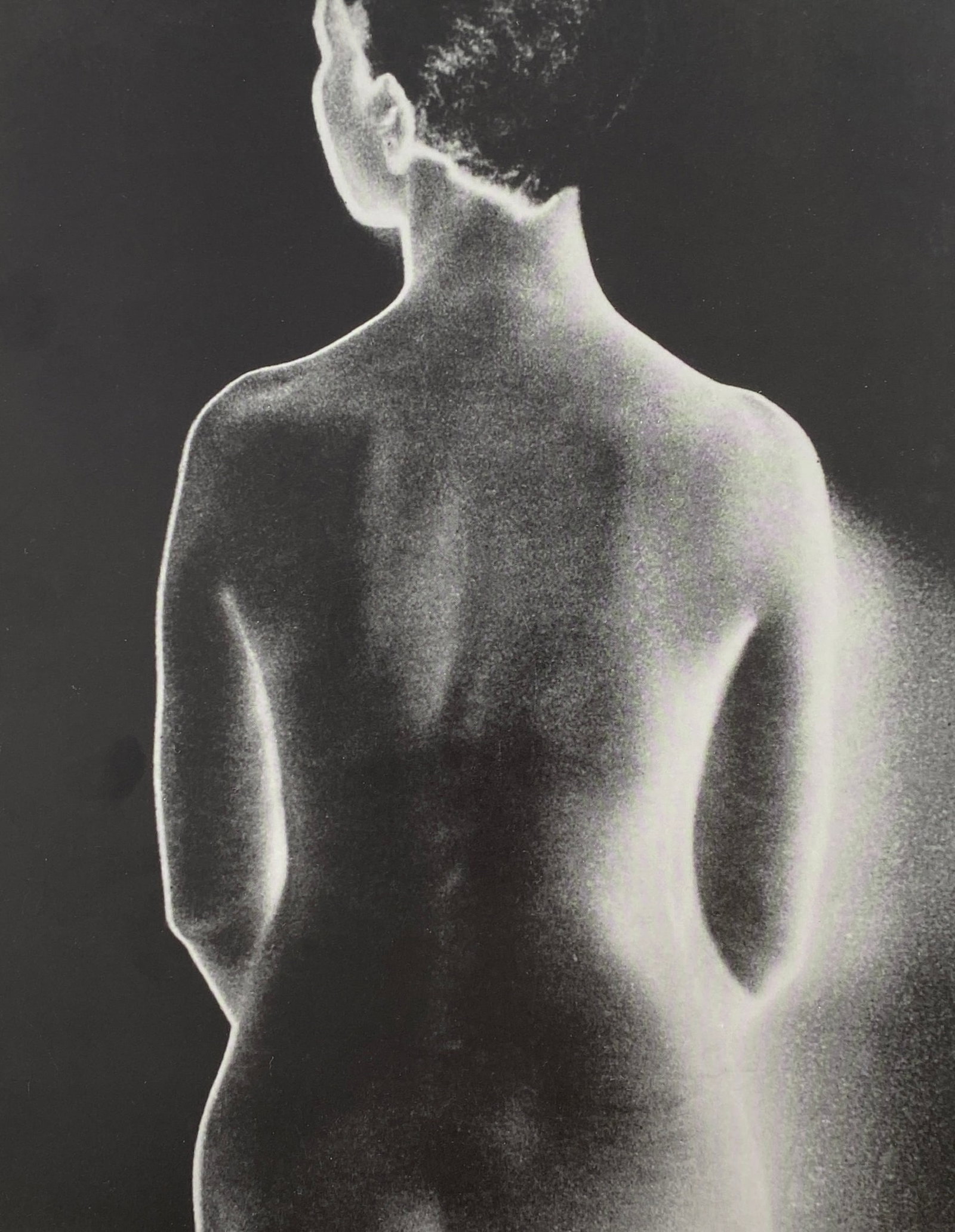 Man Ray - Nude with Shadow (Solarized), 1930: MAN RAY (1890-1976) Nude with Shadow (Solarized), 1930 Print in colors, Printed in the 1990s 8 1/4" x 10 1/2"