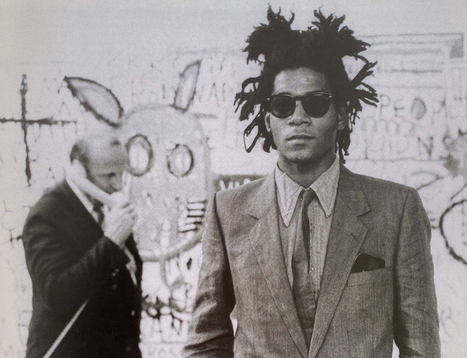 Jean Michel Basquiat - At Bruno Bischofberger Gallery, 1982 (1 of 1)