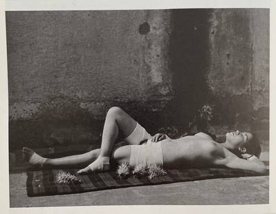Manuel Alvarez Bravo - La Bueno Fama Durmiendo, 1938: MANUEL ALVAREZ BRAVO (1902-2002) La Bueno Fama Duermiendo, 1938 Print in Colors, Printed in the 1970s 5 1/4" x 7"