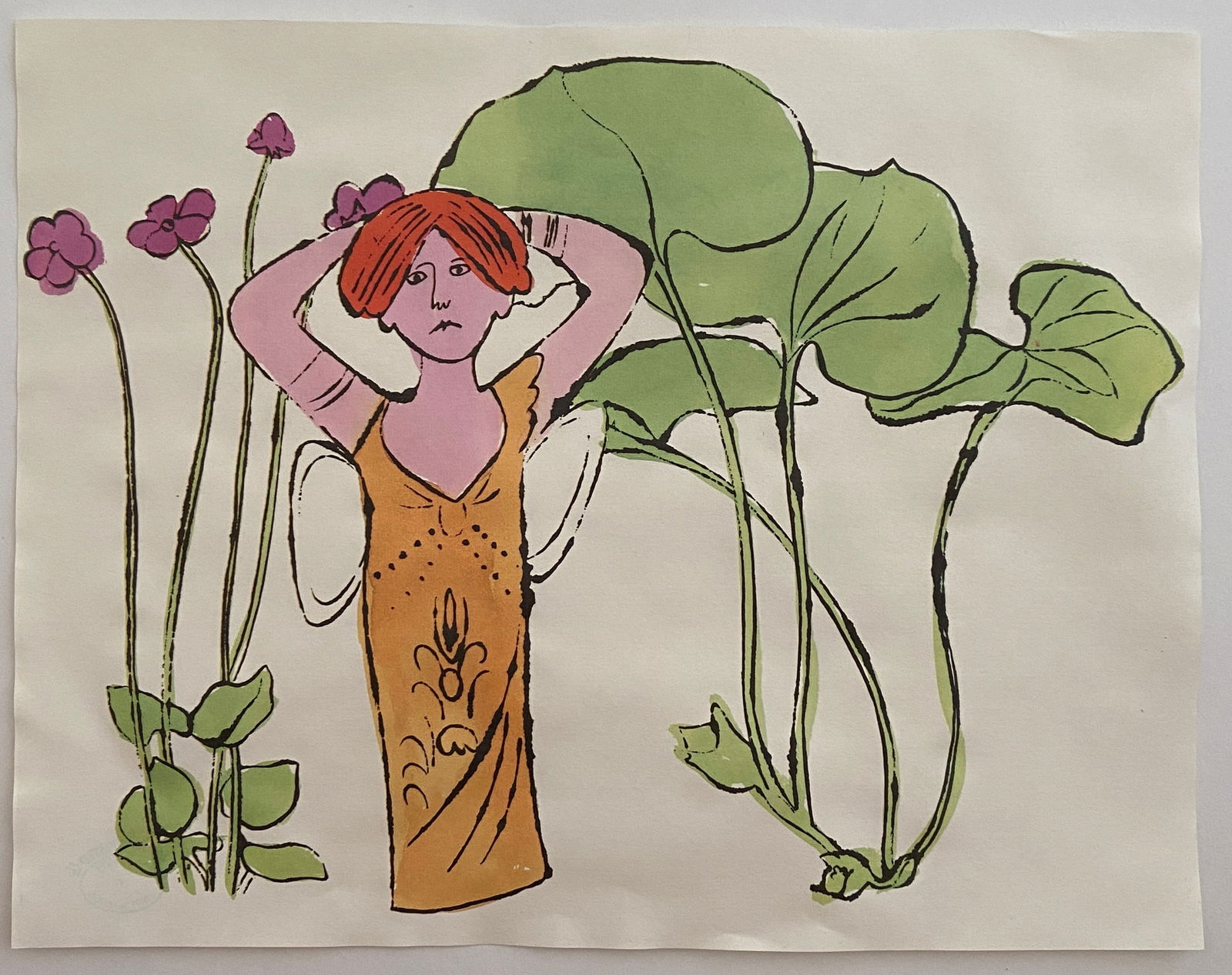 Andy Warhol - Grouping of 4, "In My Garden" Prints (1 of 15)