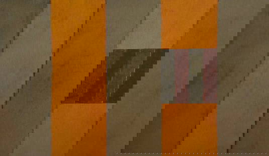 Sean Scully - Summer, 1987: SEAN SCULLY (B. 1945) Summer, 1987 Print in Colors 4 3/4" x 8 1/4"