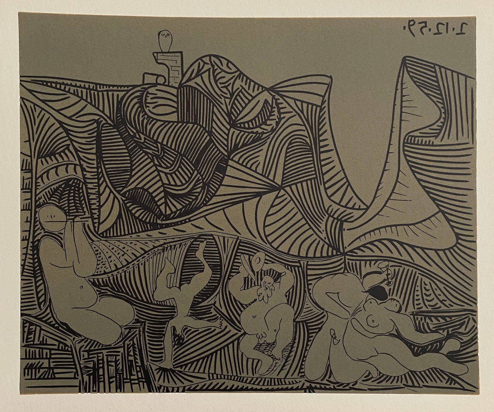Pablo Picasso - Untitled, Linocut (1 of 1)