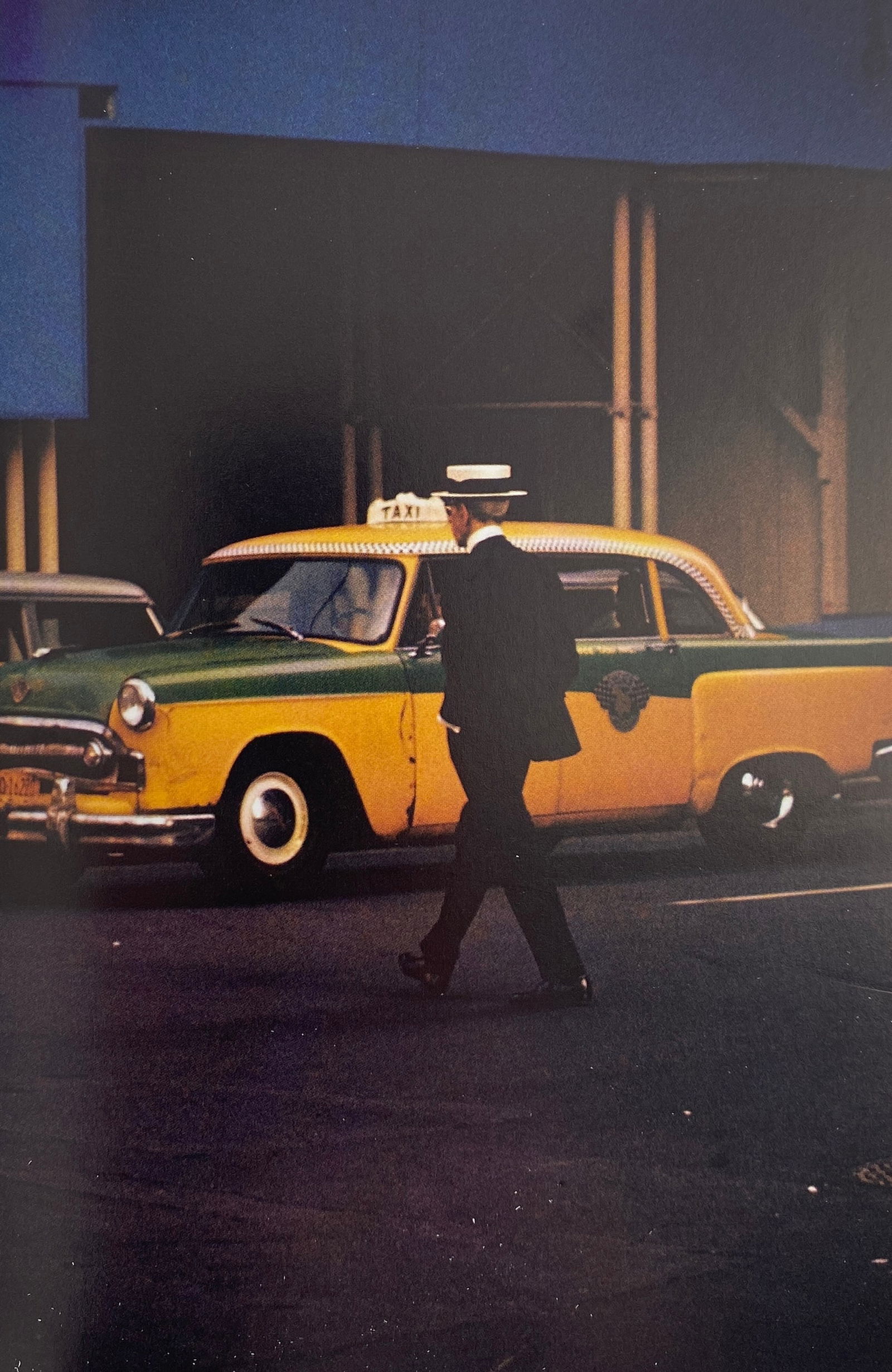 Saul Leiter - Straw Hat, 1955: SAUL LEITER (1923-2013) Straw Hat, New York, 1955 Print in Colors, Printed in the 2000s 4 1/4" x 6 1/4"