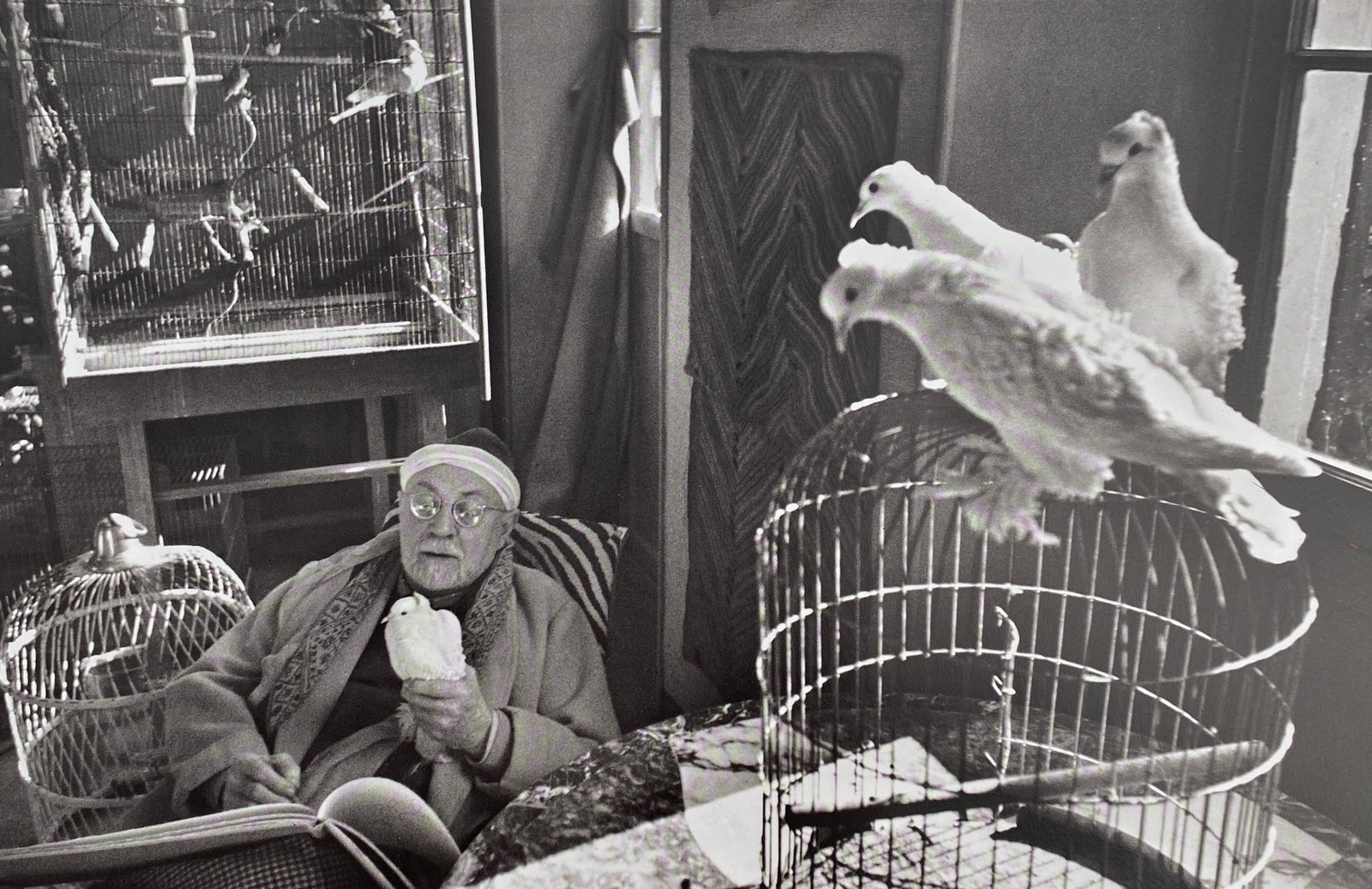 Henri Cartier Bresson - Henri Matisse, 1944: HENRI CARTIER BRESSON (1908-2004) Henri Matisse, Venice, 1944 Print in Colors, Printed in the 1990s 6 3/4" x 10 1/4"