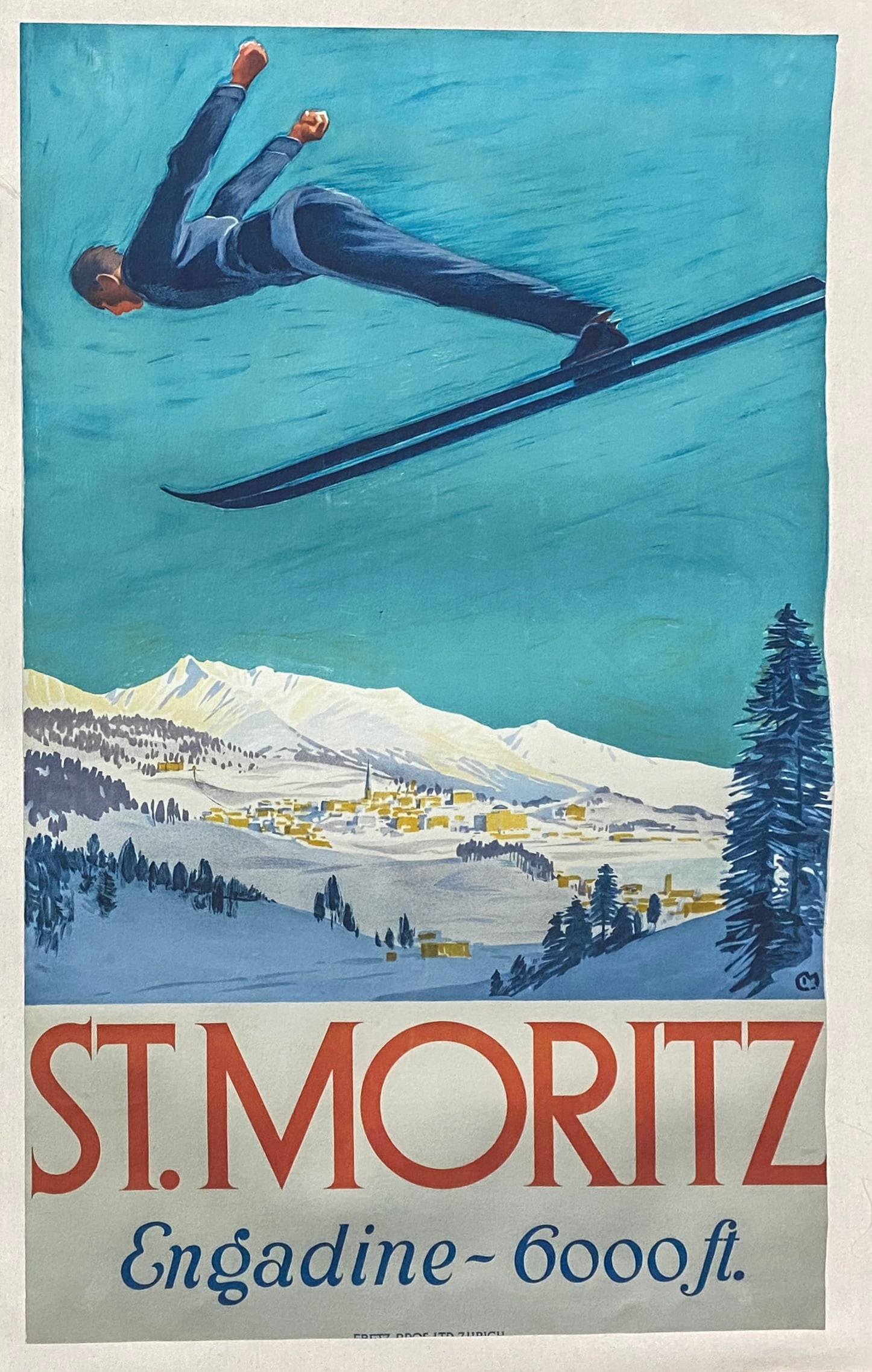 Carl Moos - St. Moritz, Poster (1 of 10)