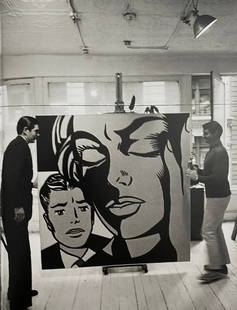 Dennis Hopper - Roy Lichtenstein, 1963: DENNIS HOPPER (1936-2010) Roy Lichtenstein, 1963 Print in Colors 9 3/4" x 13"