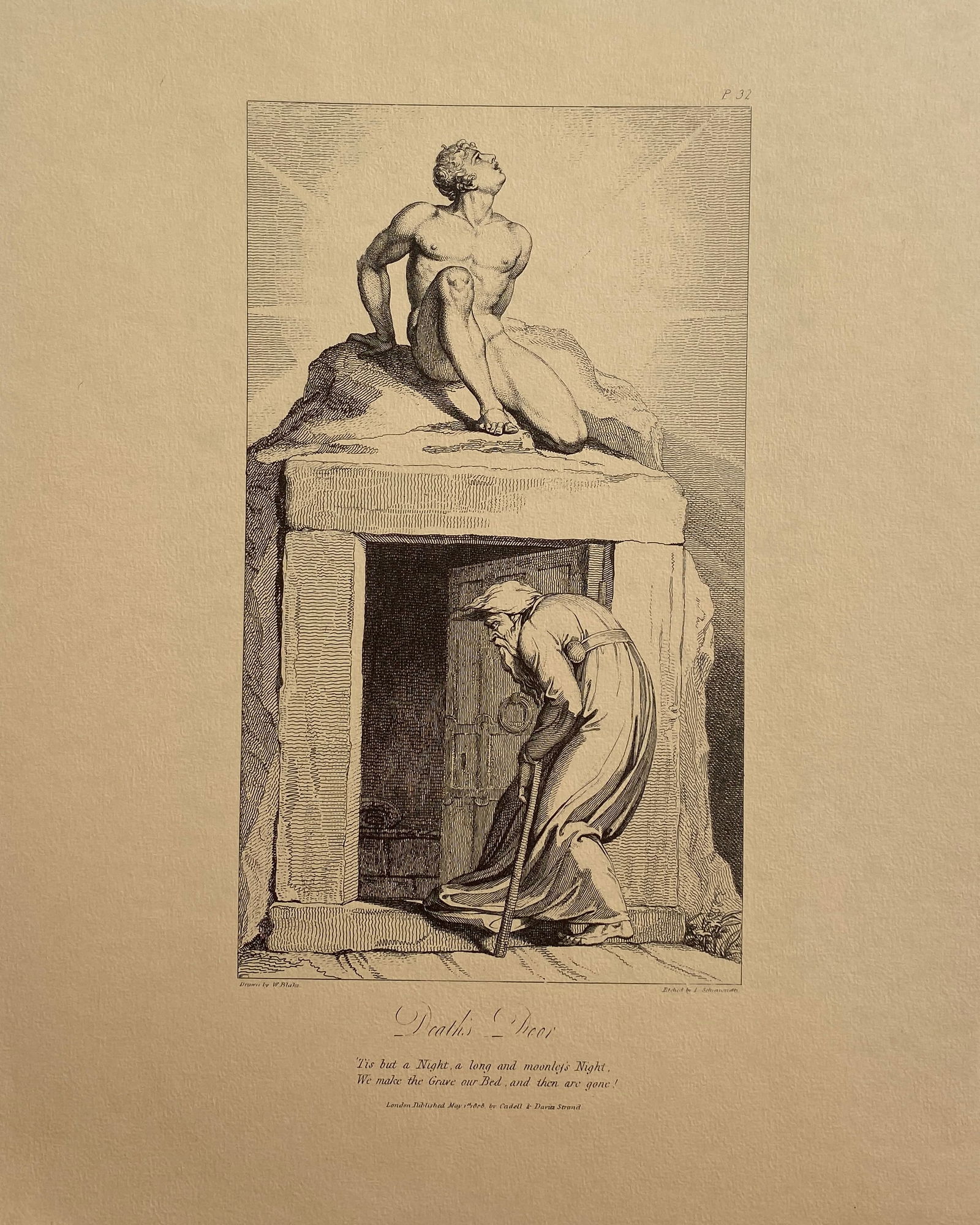 William Blake - Engravings, Grouping of 5 (1 of 5)