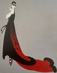 Erte - Art Deco Prints (Grouping of 16 Prints): ERTE (1892-1990) Art Deco Grouping of 16 Prints 8 1/4" x 10 1/4"