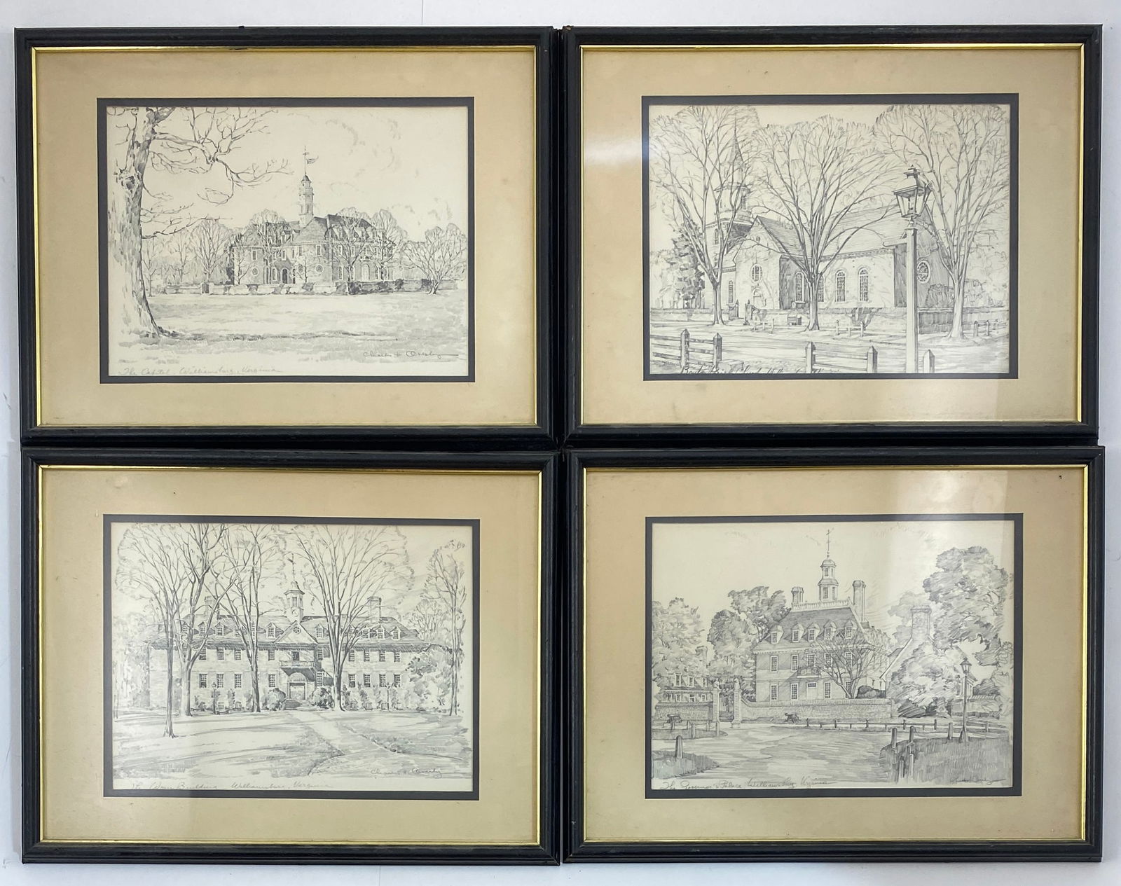 The Capital Williamsburg, Virginia - Grouping of 4 Prints (Framed) (1 of 20)