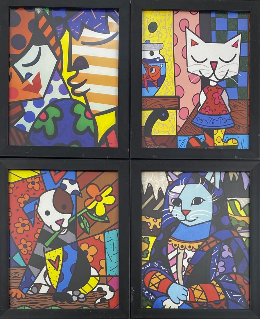 Romero Britto - Grouping of 7, Framed Art Prints (1 of 10)