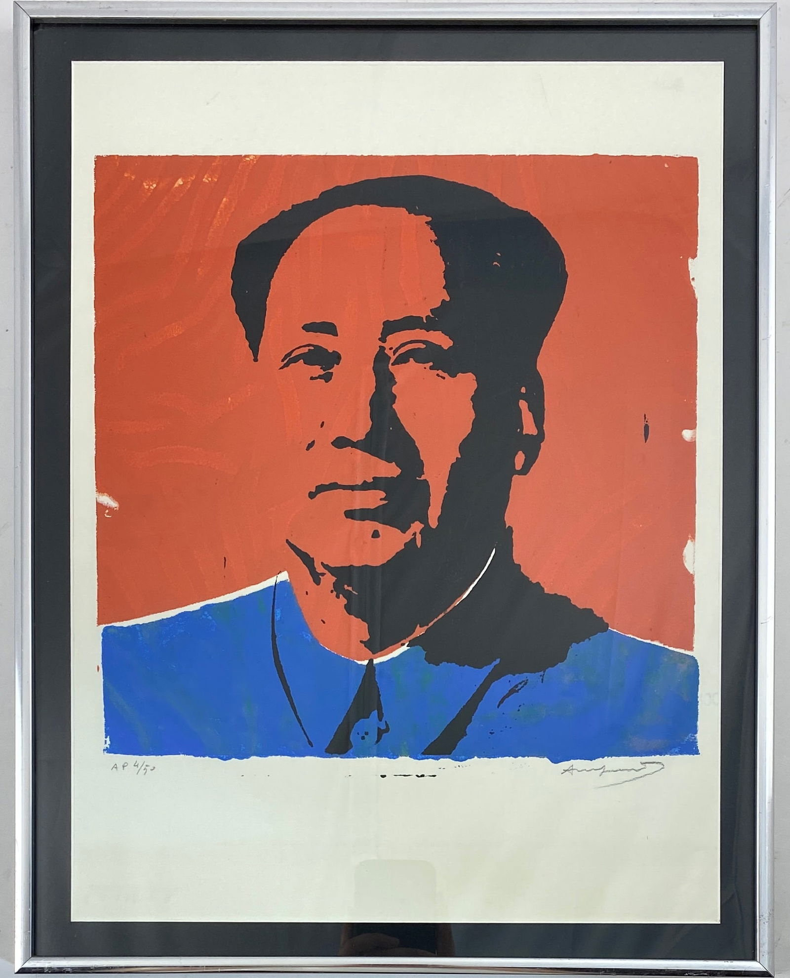 Andy Warhol - Mao, Silkscreen (Hand Signed) (1 of 9)