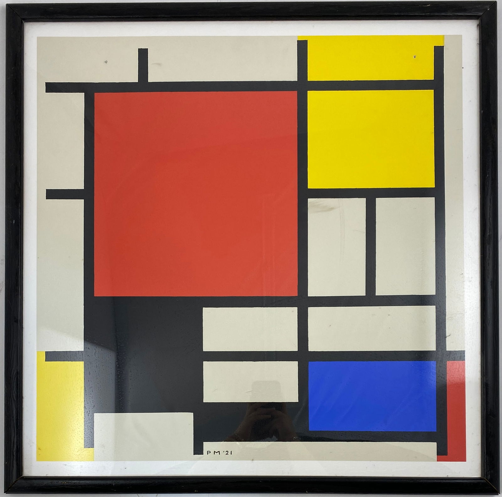 Piet Mondrian - Silkscreen on Paper, Plate Signed (1 of 18)