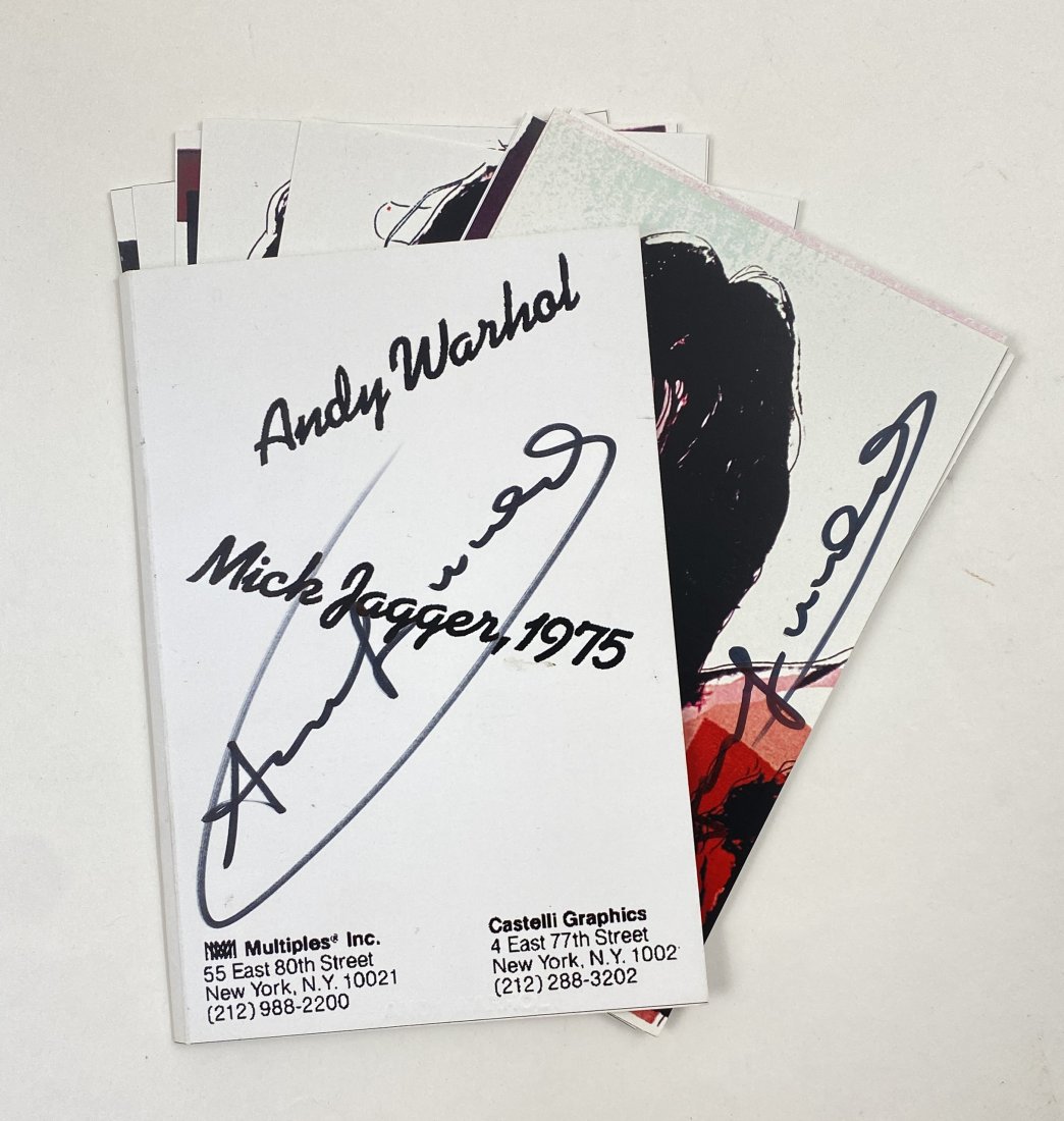 Andy Warhol - Portfolio of 10 Mick Jagger, 1975 (Hand Signed) (1 of 18)