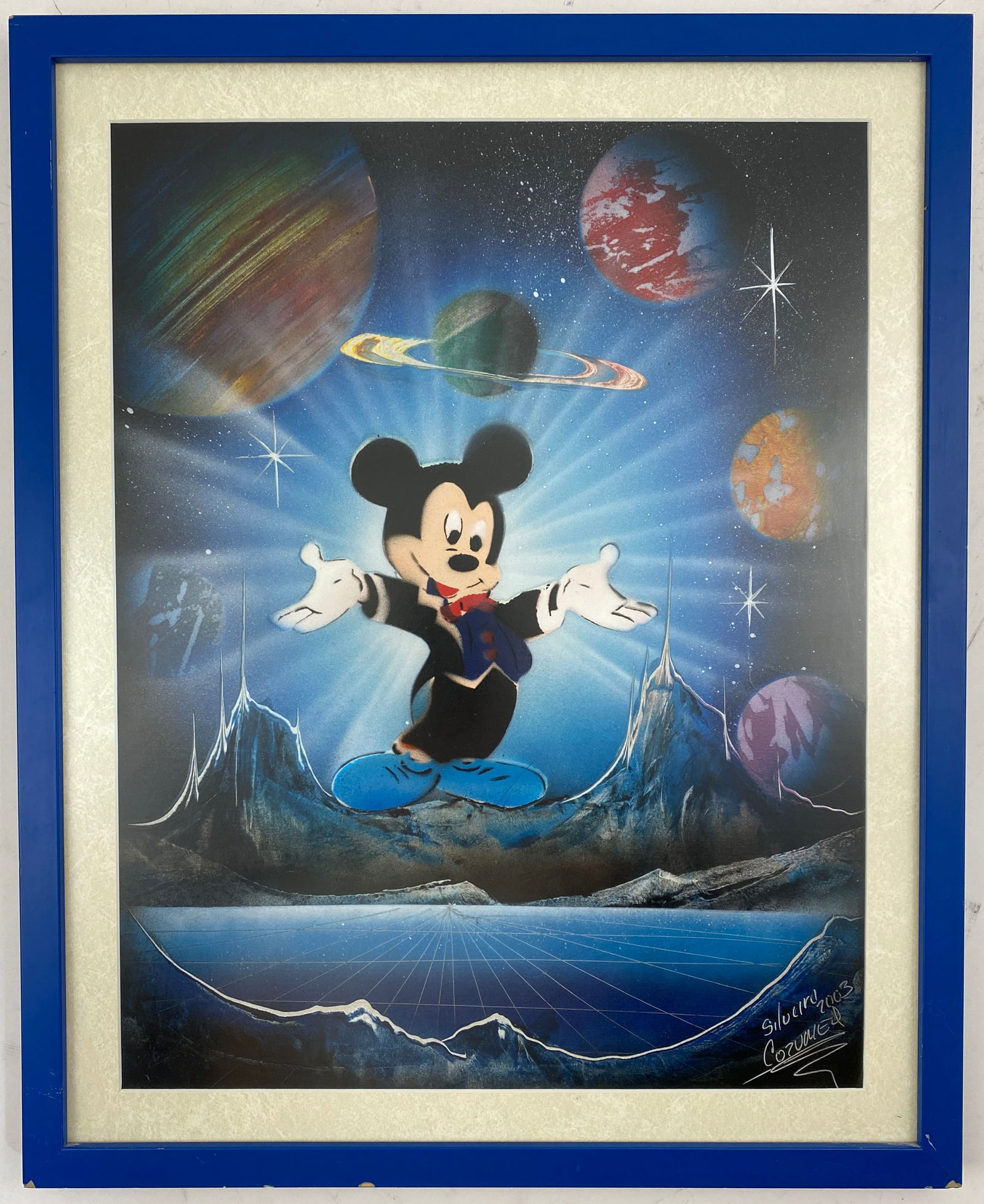Mickey Mouse Lithograph, Artist Signed (1 of 11)