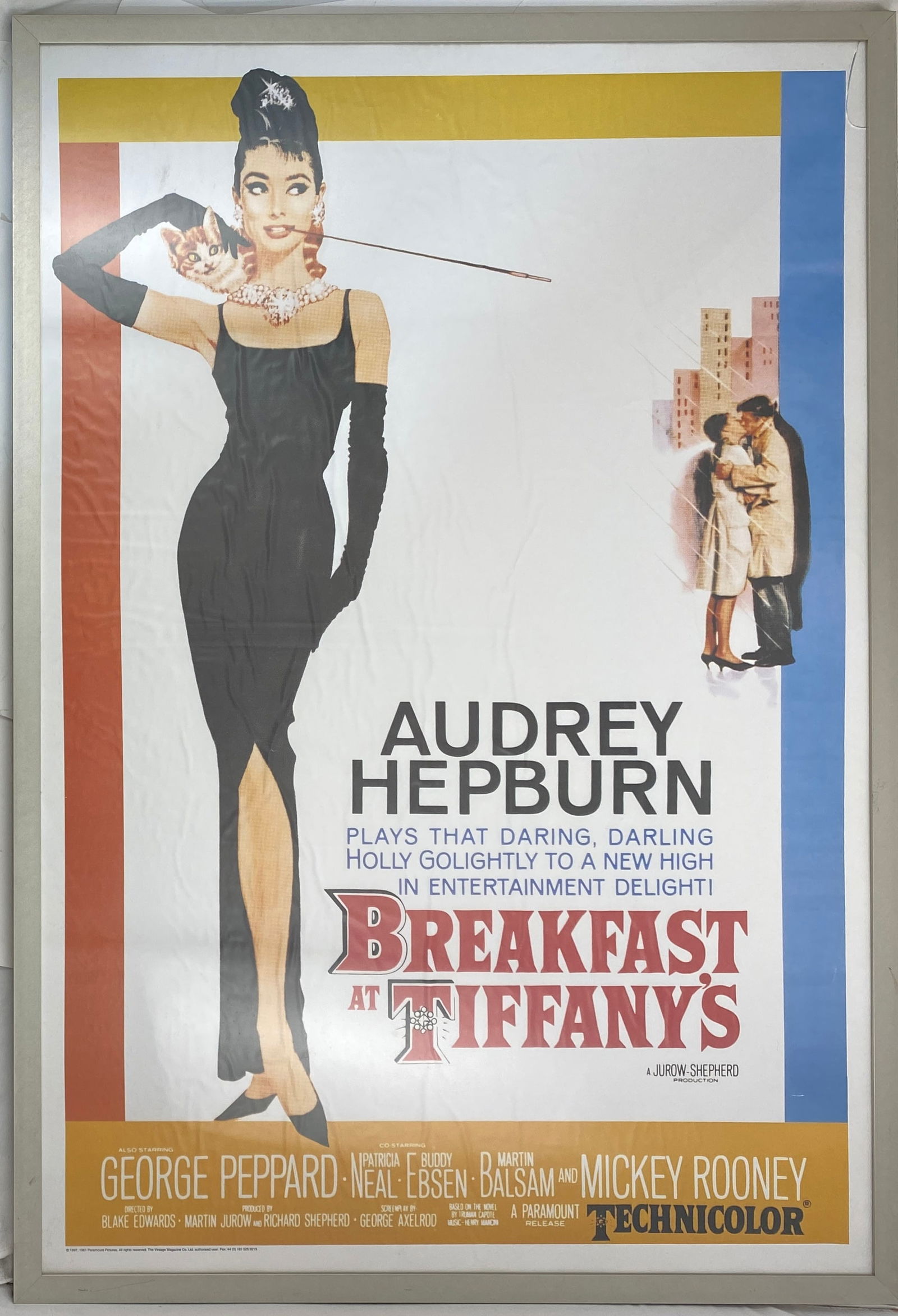 Audrey Hepburn - Breakfast at Tiffany's Movie Poster (1 of 9)