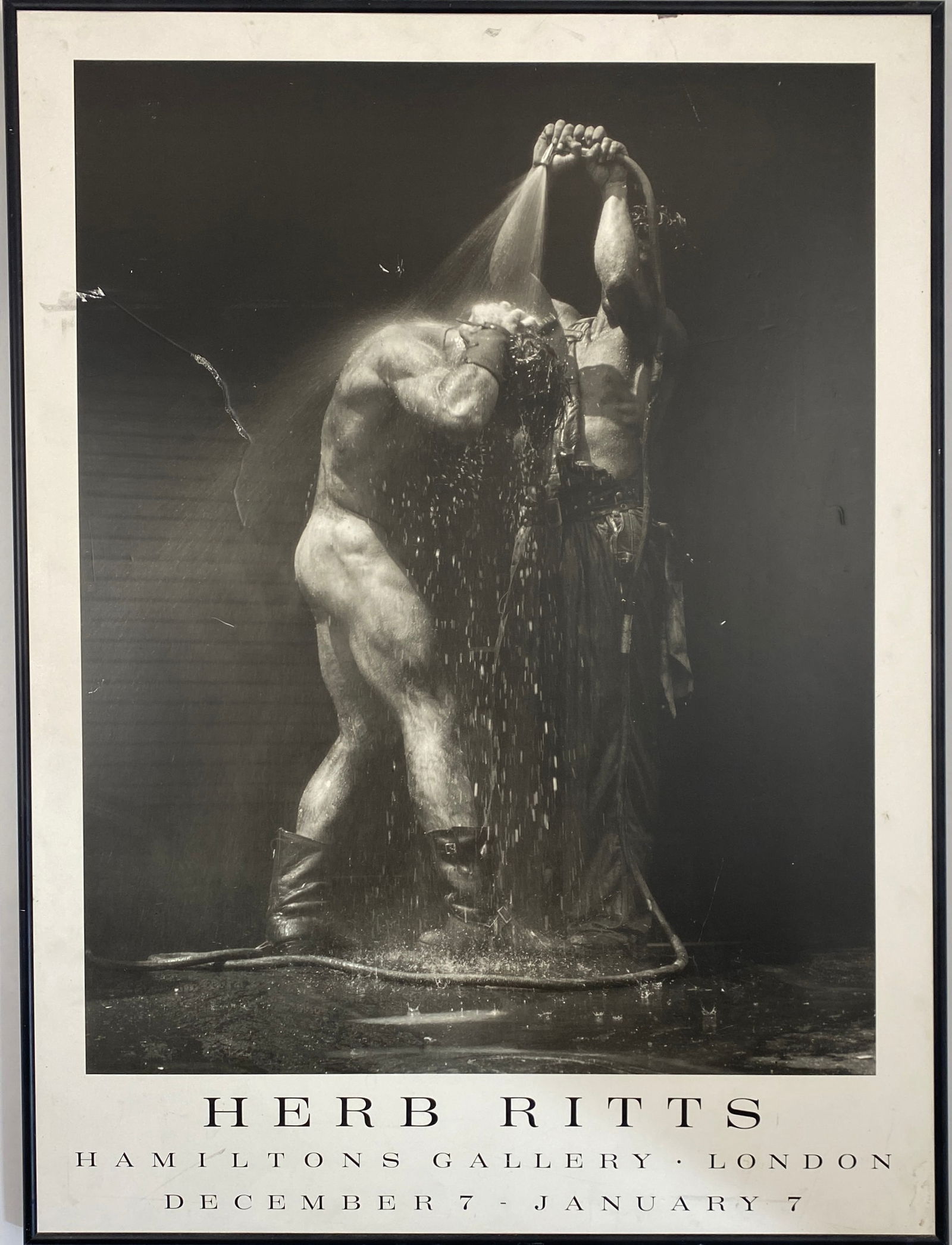 Herb Ritts Exhibition Poster, Staley Wise Gallery