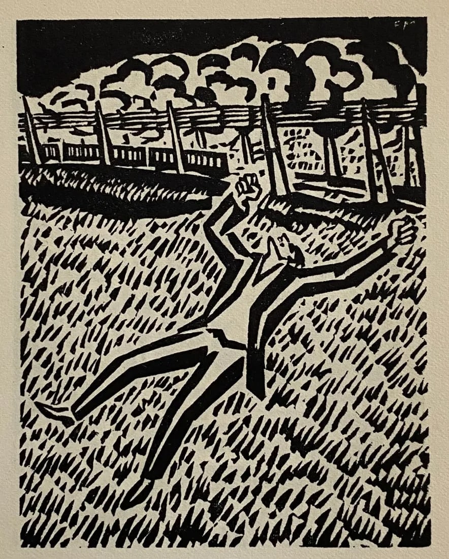 Franz Masereel - Grouping of 6, Woodcuts (1 of 6)