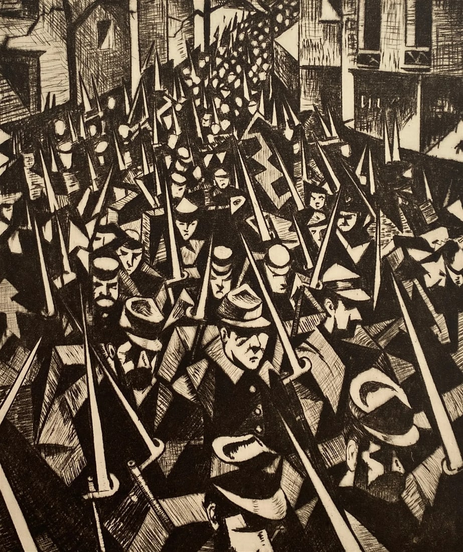 C.R.W. Nevinson - Antique Print (1 of 1)