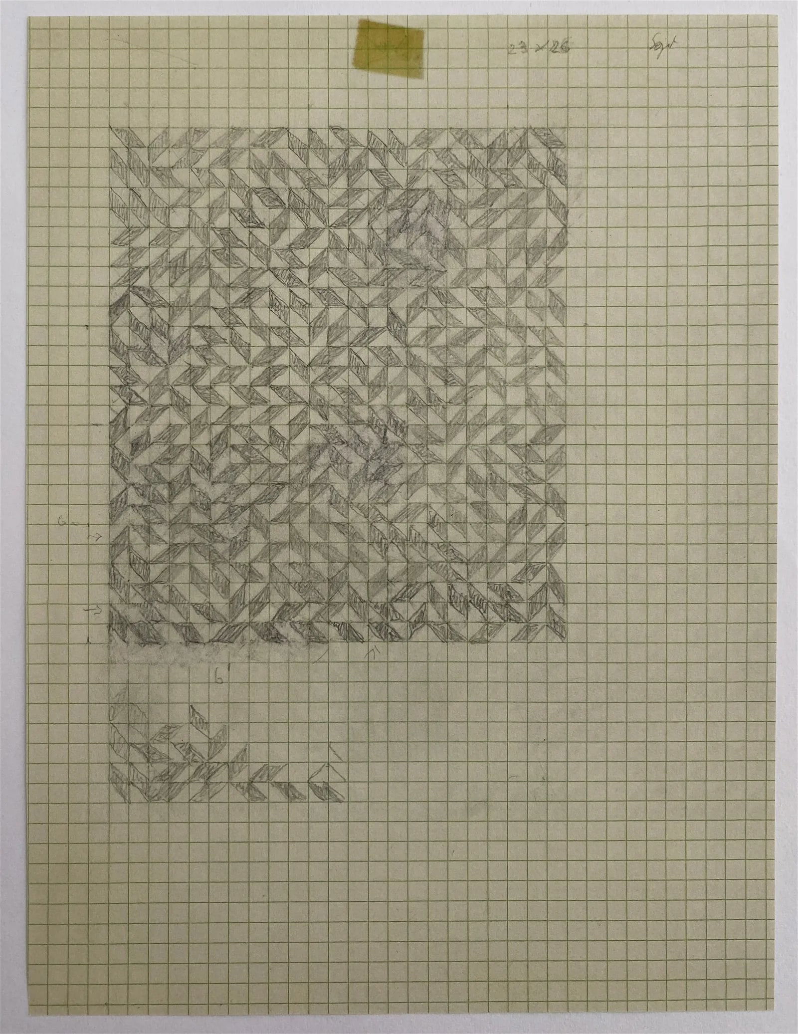 Anni Albers - Grouping of 3, Prints: ANNI ALBERS Grouping of 3 Prints Each measure approximately 7 1/2" x 10"