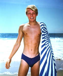 Mel Roberts - Sean Patrick, Malibu Beach, 1968: MEL ROBERTS (1923-2007) Sean Patrick, Malibu Beach, 1968 Print 24" x 20"