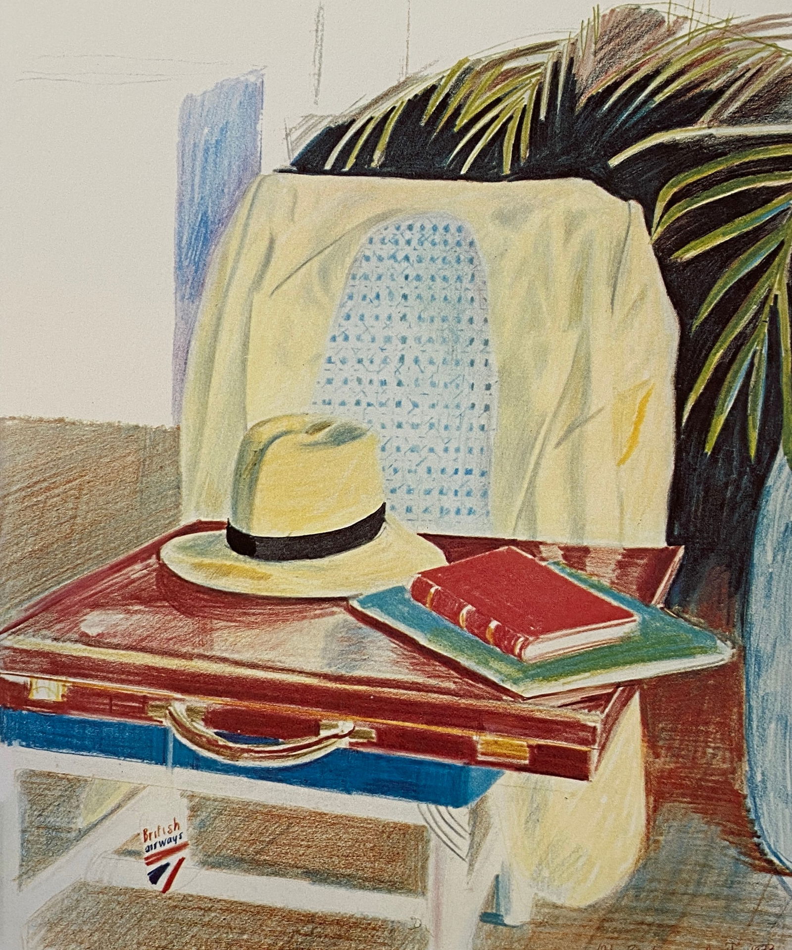 David Hockney - Still Life, Taj Hotel, 1977 (1 of 1)