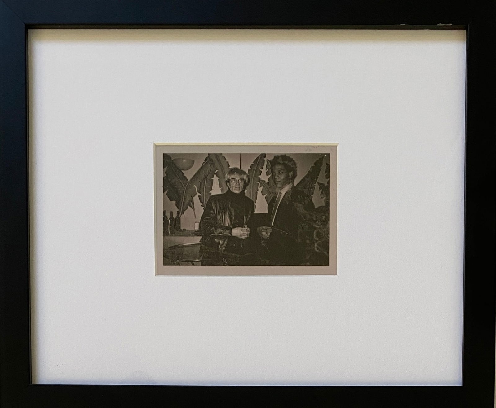 Andy Warhol & Jean Michel Basquiat - Polaroid (Hand Signed & Framed) (1 of 4)