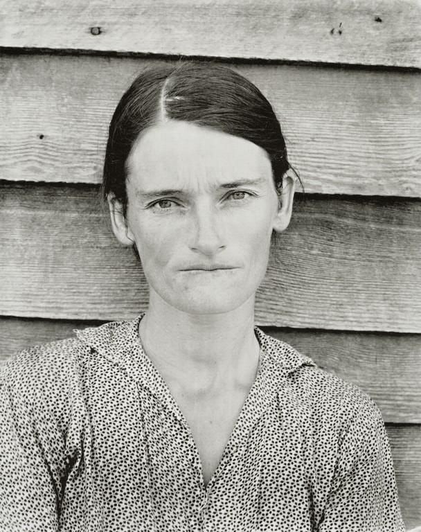 Walker Evans - Wife of a Cotton Sharecropper, 1936: WALKER EVANS (1903-1975) Wife of a Cotton Sharecropper, 1936 Print 6 1/2" x 8 1/4"