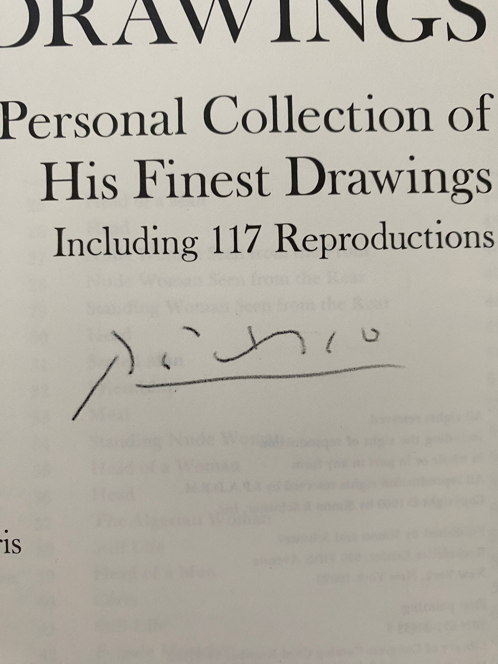 Picasso Private Drawings (Hand Signed Book) (1 of 7)